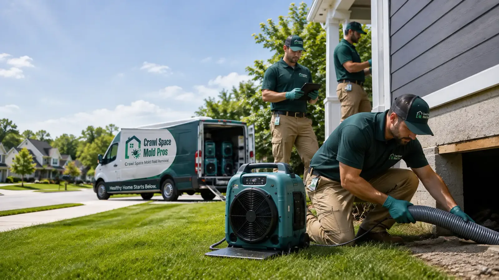Crawl Space Mold Removal in Everett, MA